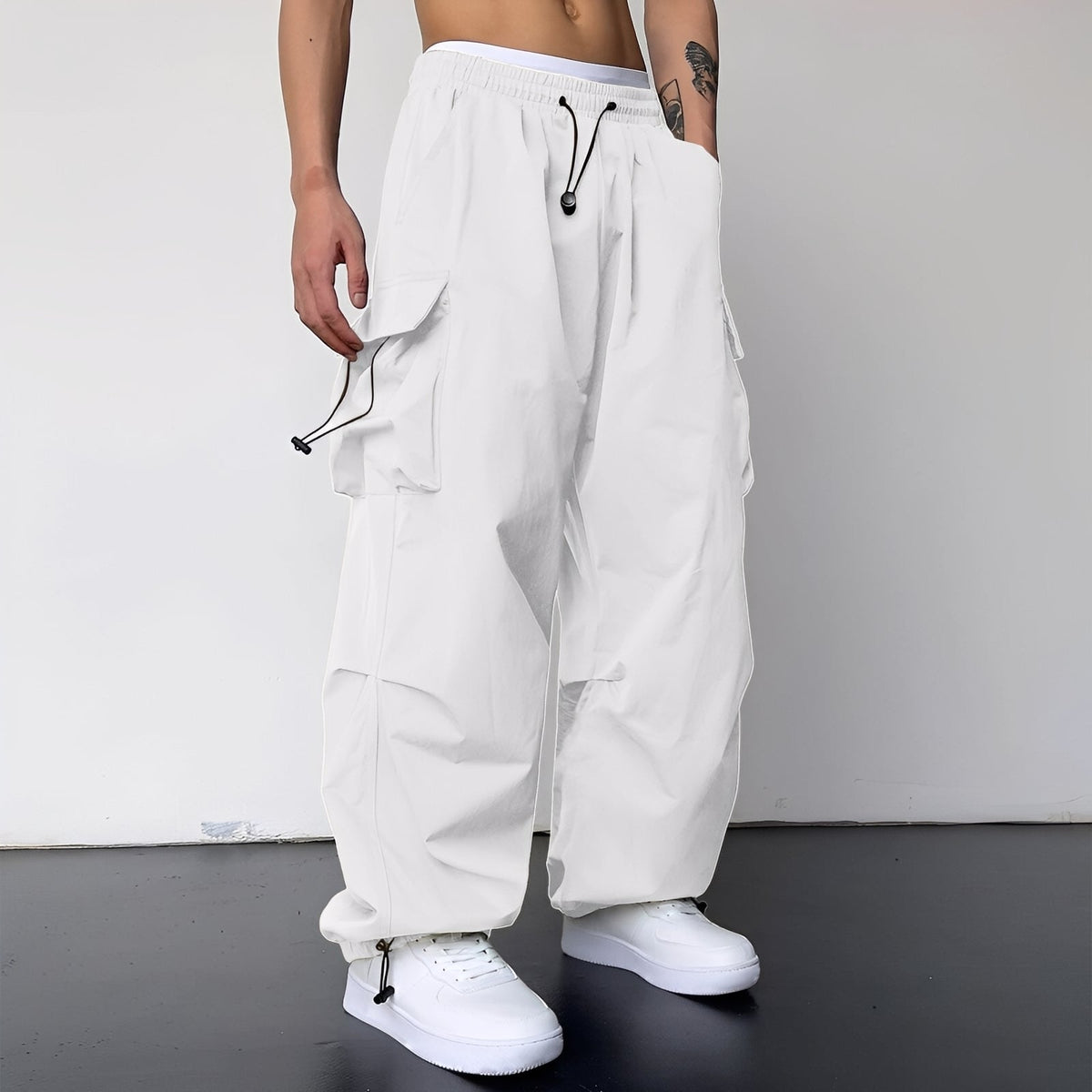 Kaleb - Moderne Cargo-Hose mit weitem Bein