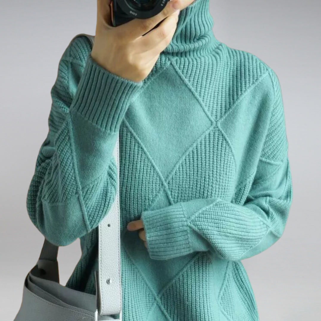 Camille - Stilvoller und gemütlicher Rollkragenpullover