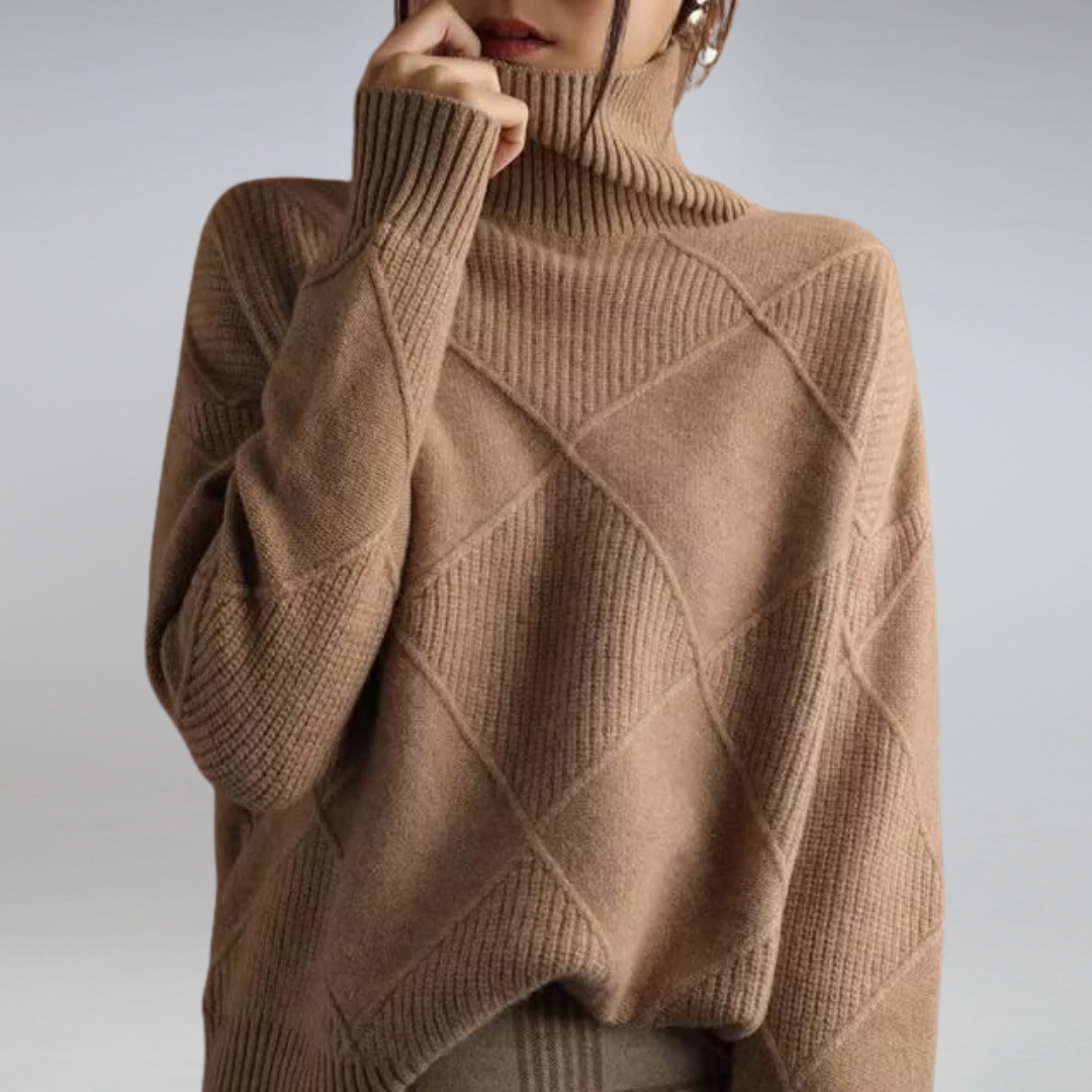 Camille - Stilvoller und gemütlicher Rollkragenpullover
