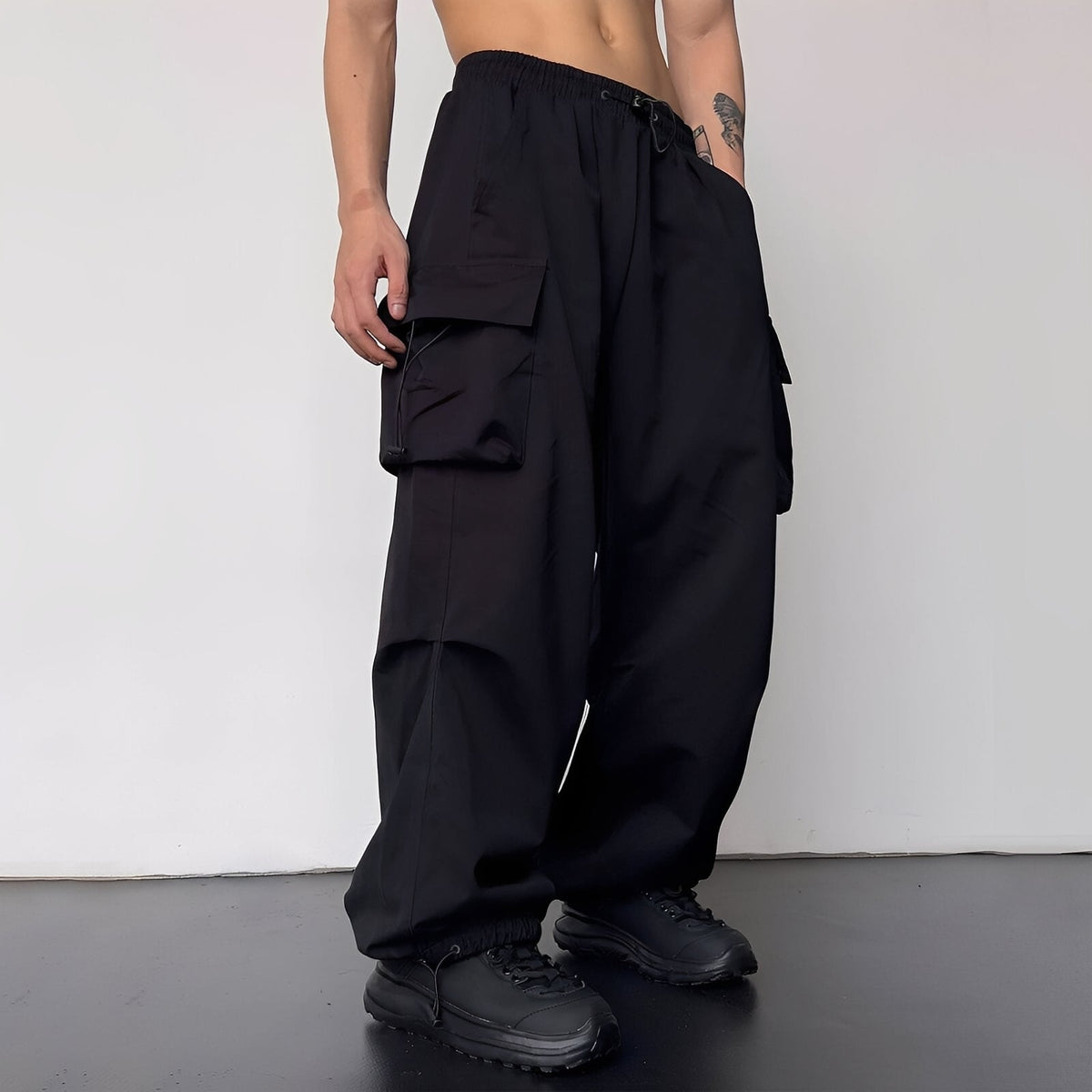 Kaleb - Stylische Cargohose mit weitem Schnitt