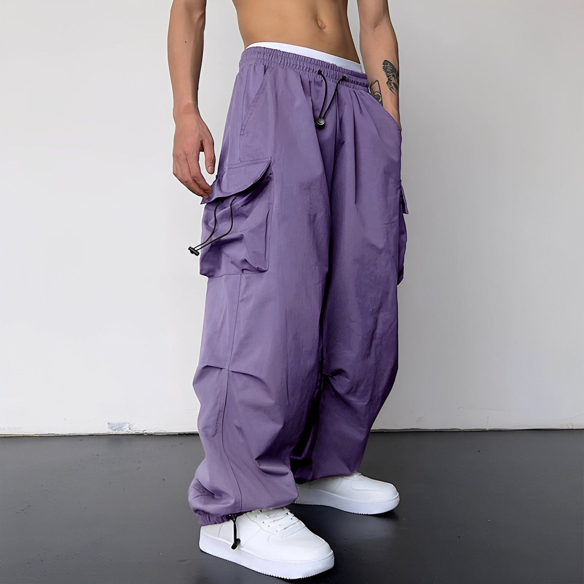 Kaleb - Stylische Cargohose mit weitem Schnitt