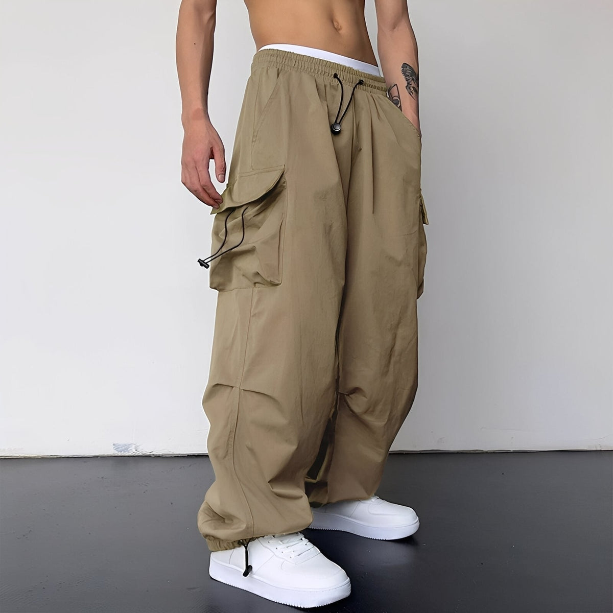Kaleb - Stylische Cargohose mit weitem Schnitt