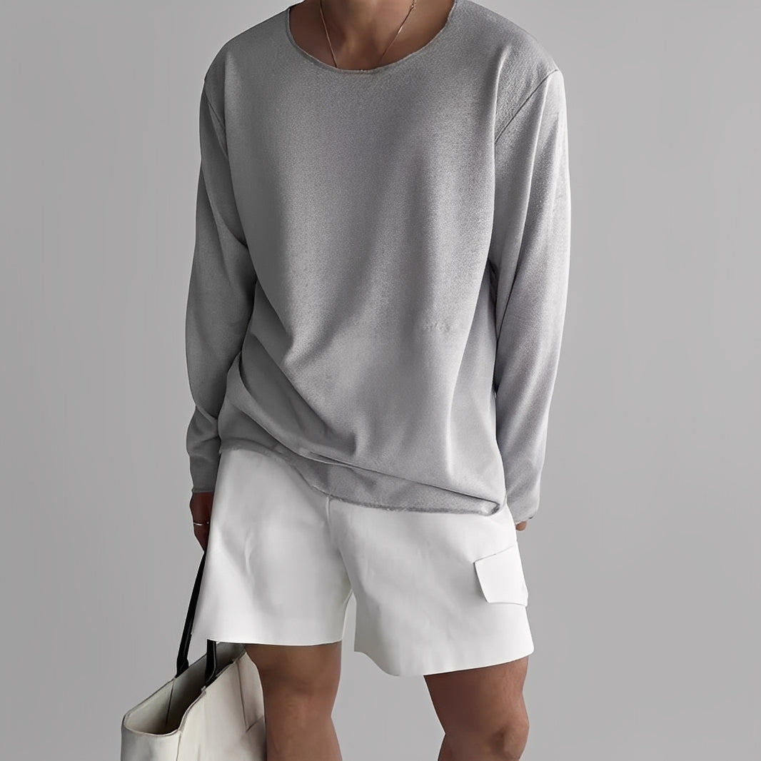 Loik - Weit geschnittenes atmungsaktives Herren-Sweatshirt