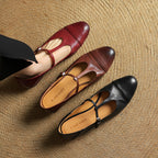 Bella - Elegante Ballerinas mit T-förmiger Schnalle