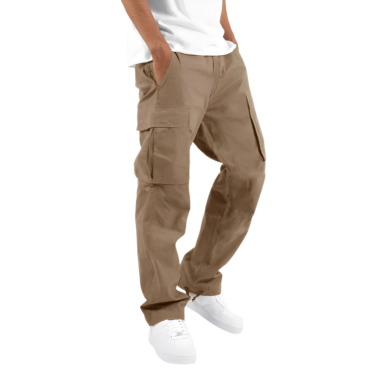 Cooper - Weite Herren-Cargohose mit Kordel