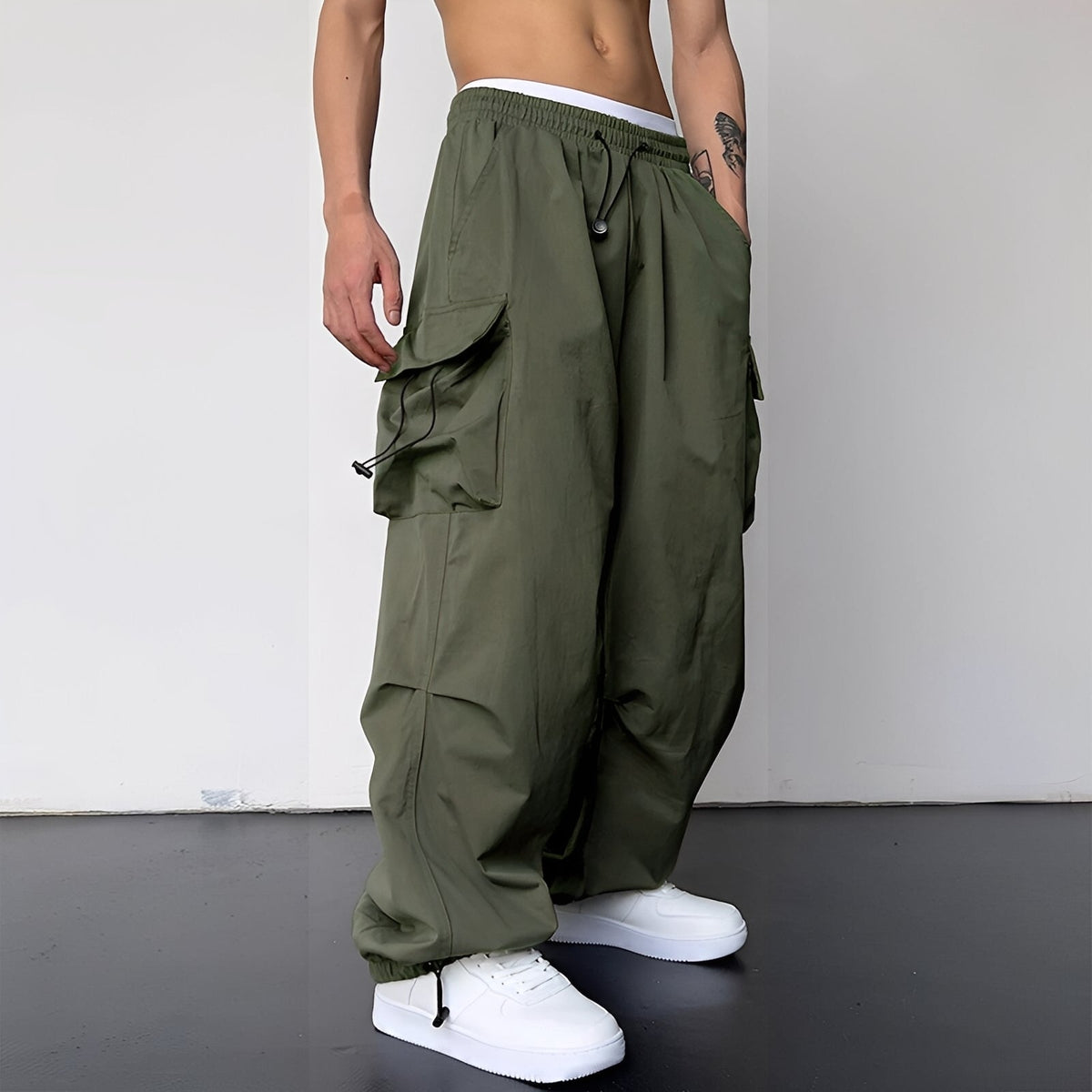 Kaleb - Stylische Cargohose mit weitem Schnitt