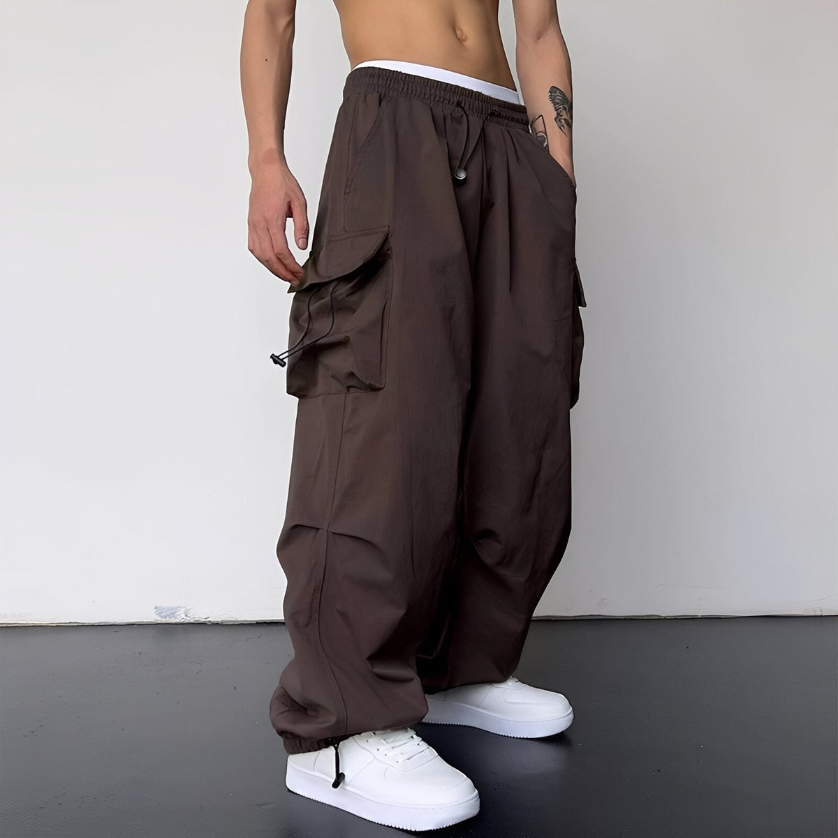 Kaleb - Stylische Cargohose mit weitem Schnitt