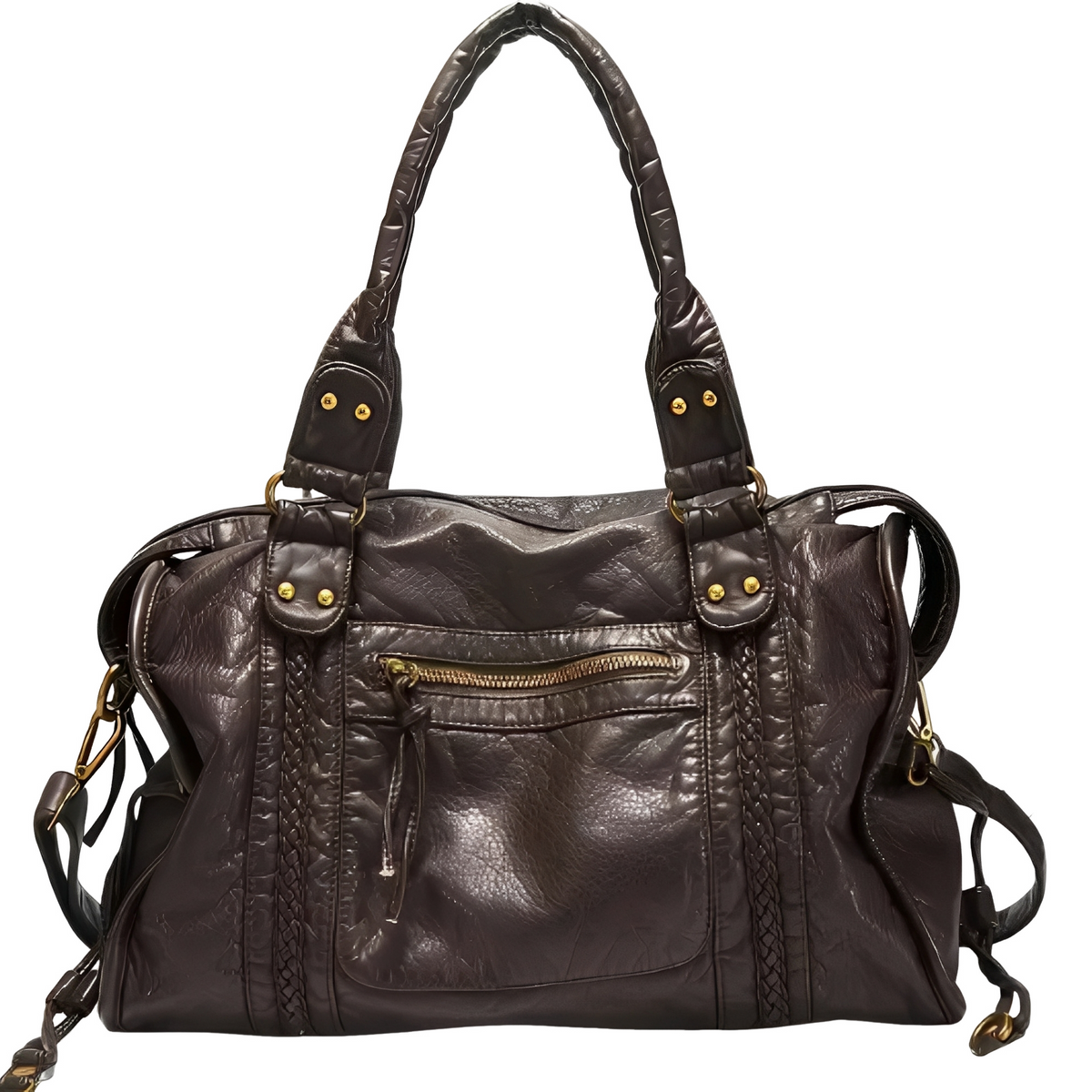 Hollie - Modische Handtasche mit Zipper für Damen