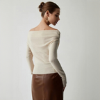 Yasmin - Elegantes schulterfreies Top