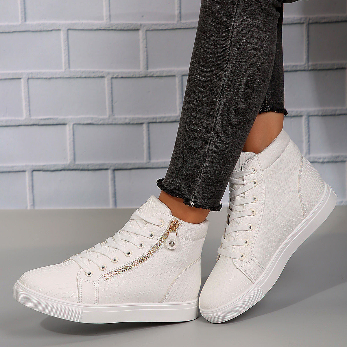 Daniella - Modische Sneakers mit Reißverschluss für Frauen