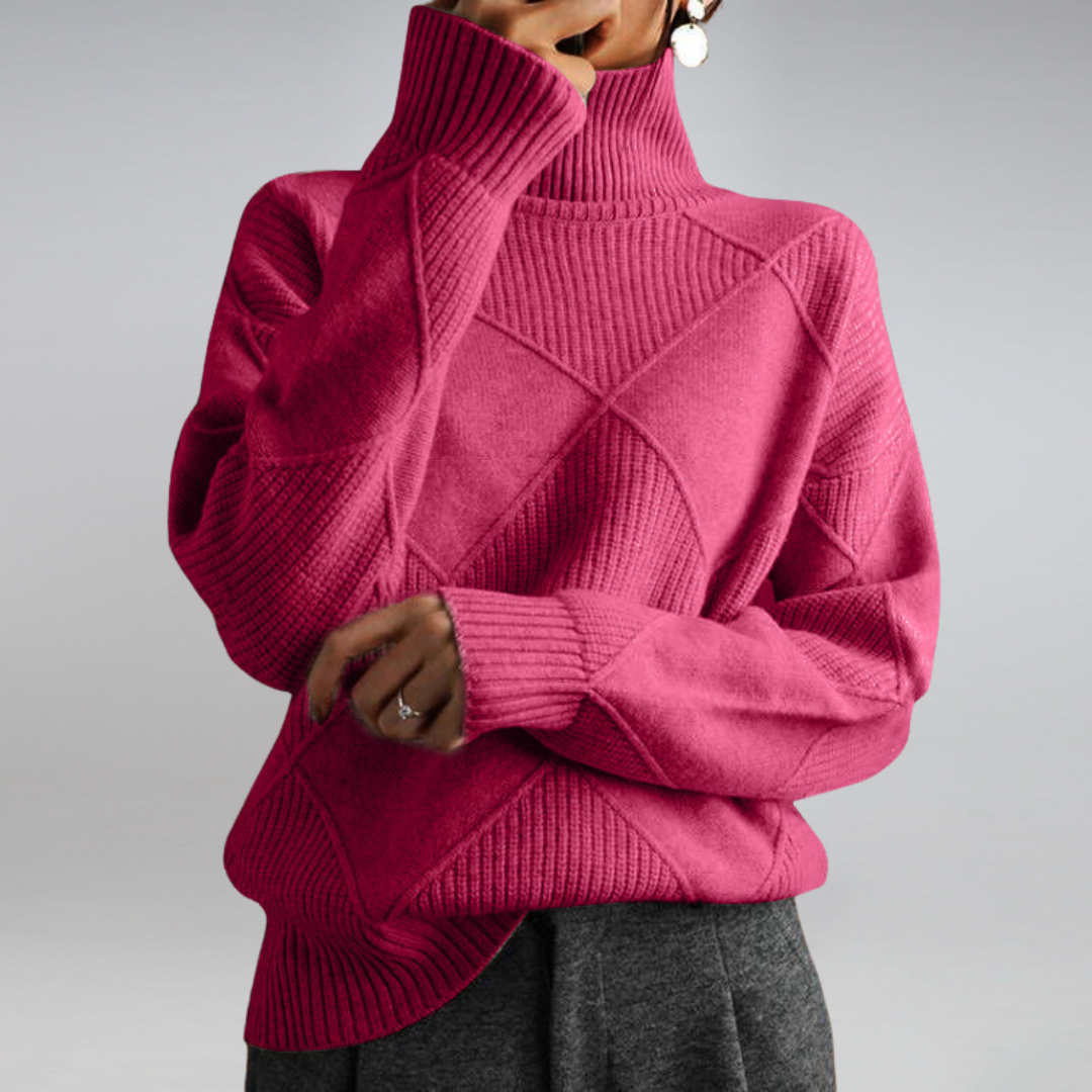 Camille - Stilvoller und gemütlicher Rollkragenpullover
