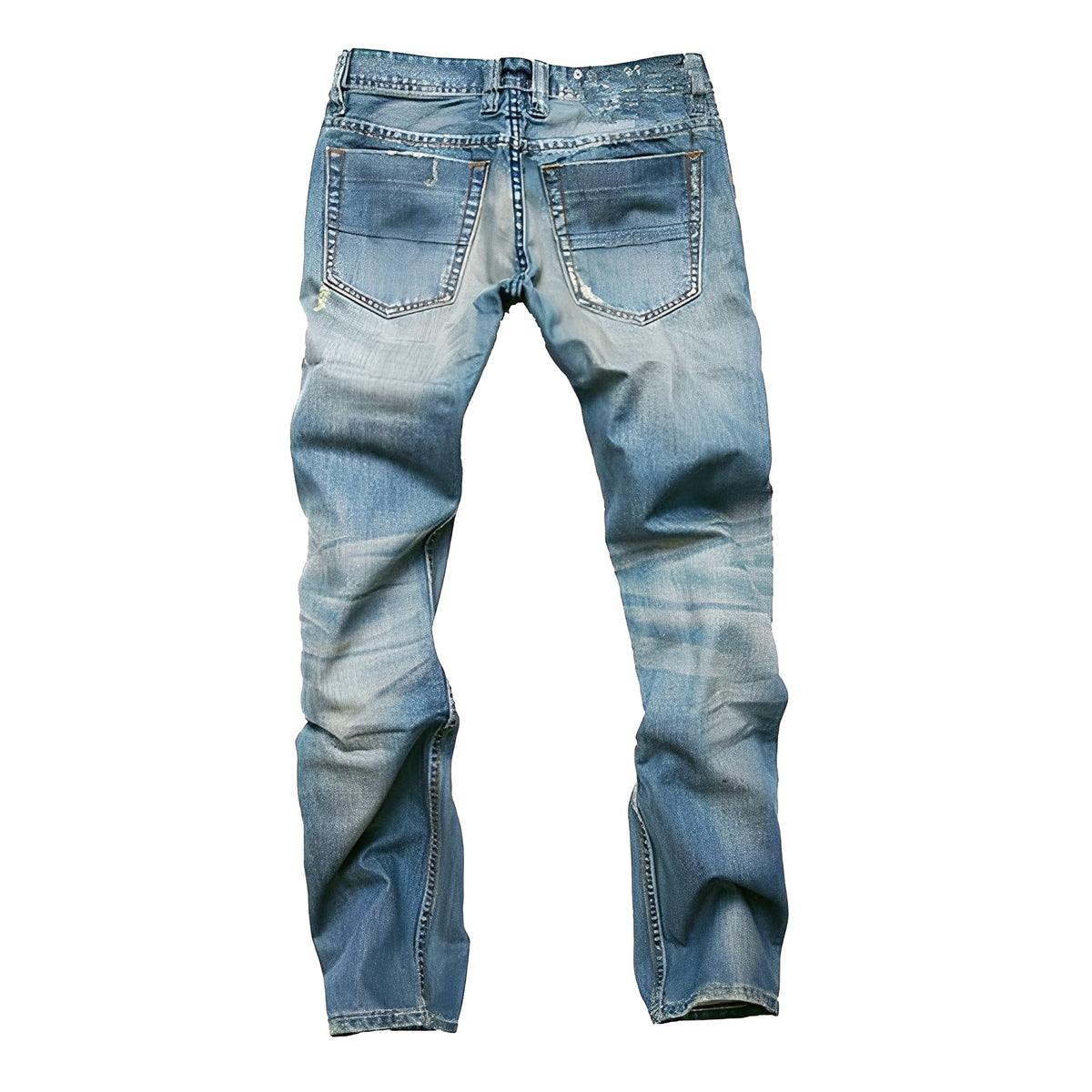Kaleb - Klassische Jeans mit abgenutztem Design