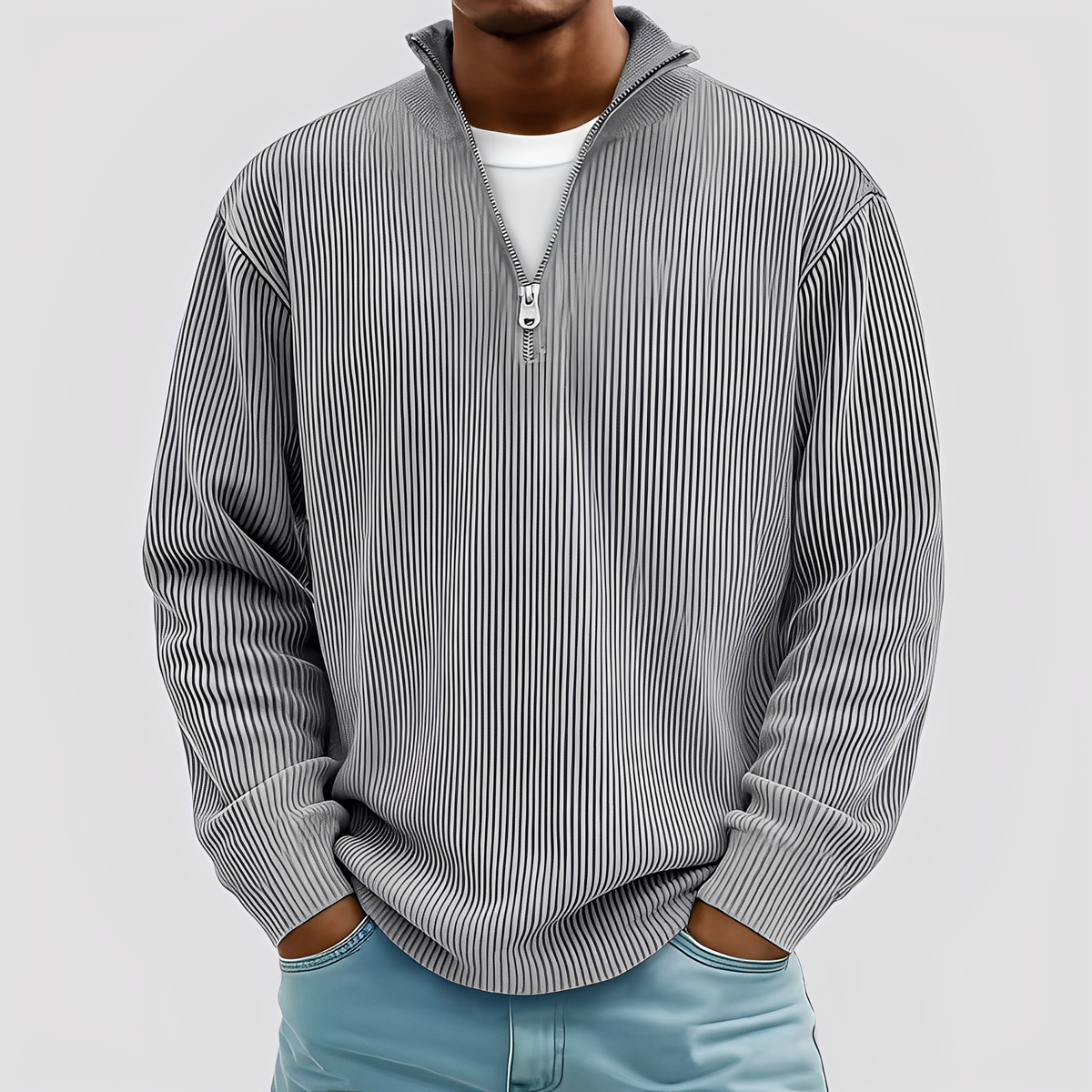Henry - Moderner, gemütlicher und warmer Herrenpullover