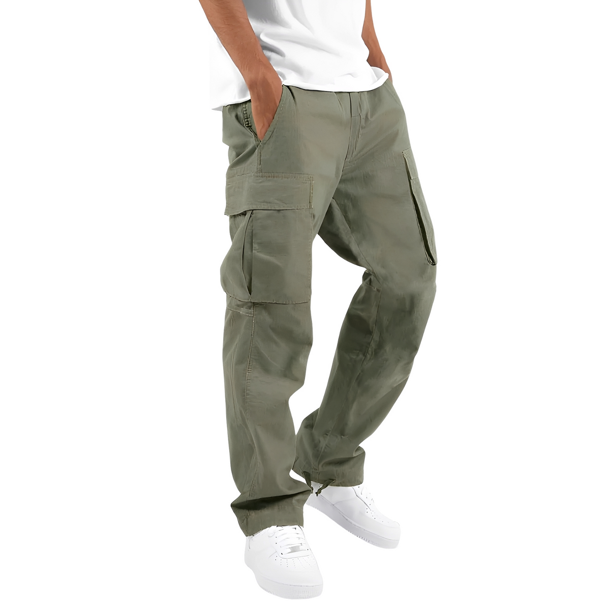 Cooper - Weite Herren-Cargohose mit Kordel
