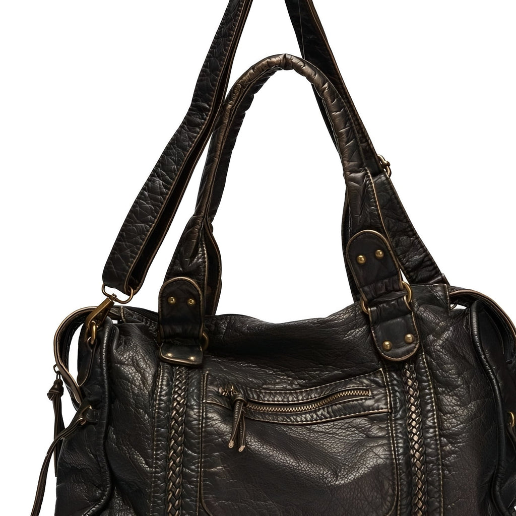 Hollie - Modische Handtasche mit Zipper für Damen