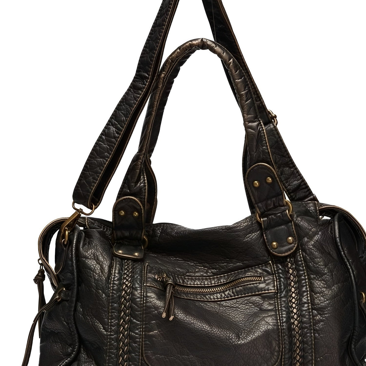 Hollie - Modische Handtasche mit Zipper für Damen