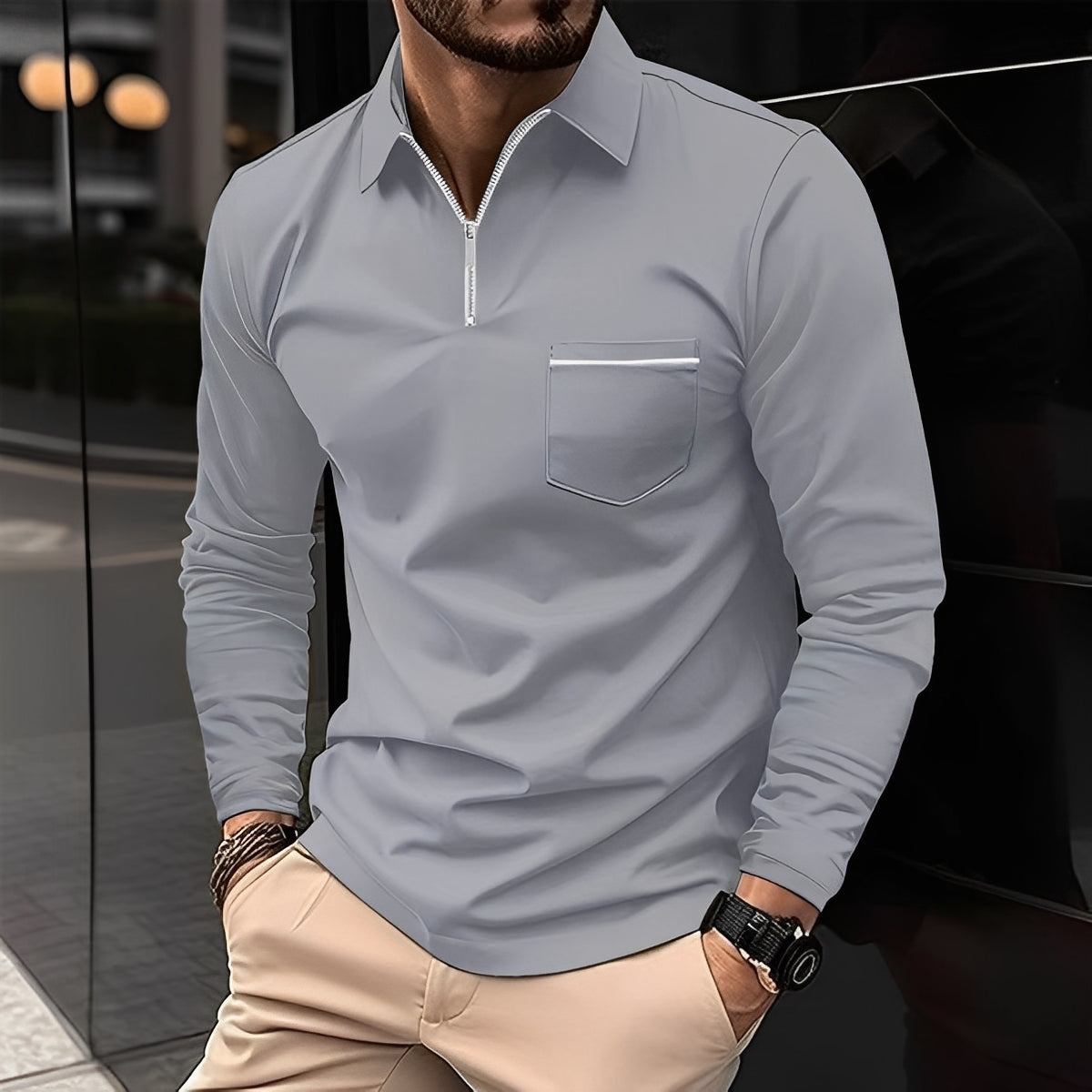 Florent - Bequemes Langarmhemd