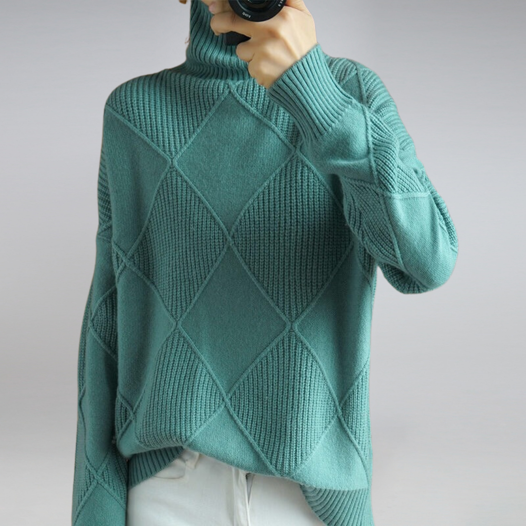 Camille - Stilvoller und gemütlicher Rollkragenpullover
