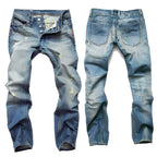 Kaleb - Klassische Jeans mit abgenutztem Design