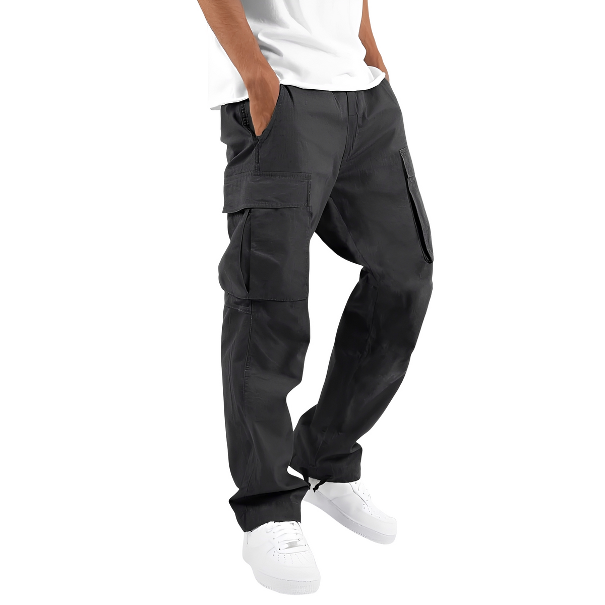 Cooper - Weite Herren-Cargohose mit Kordel