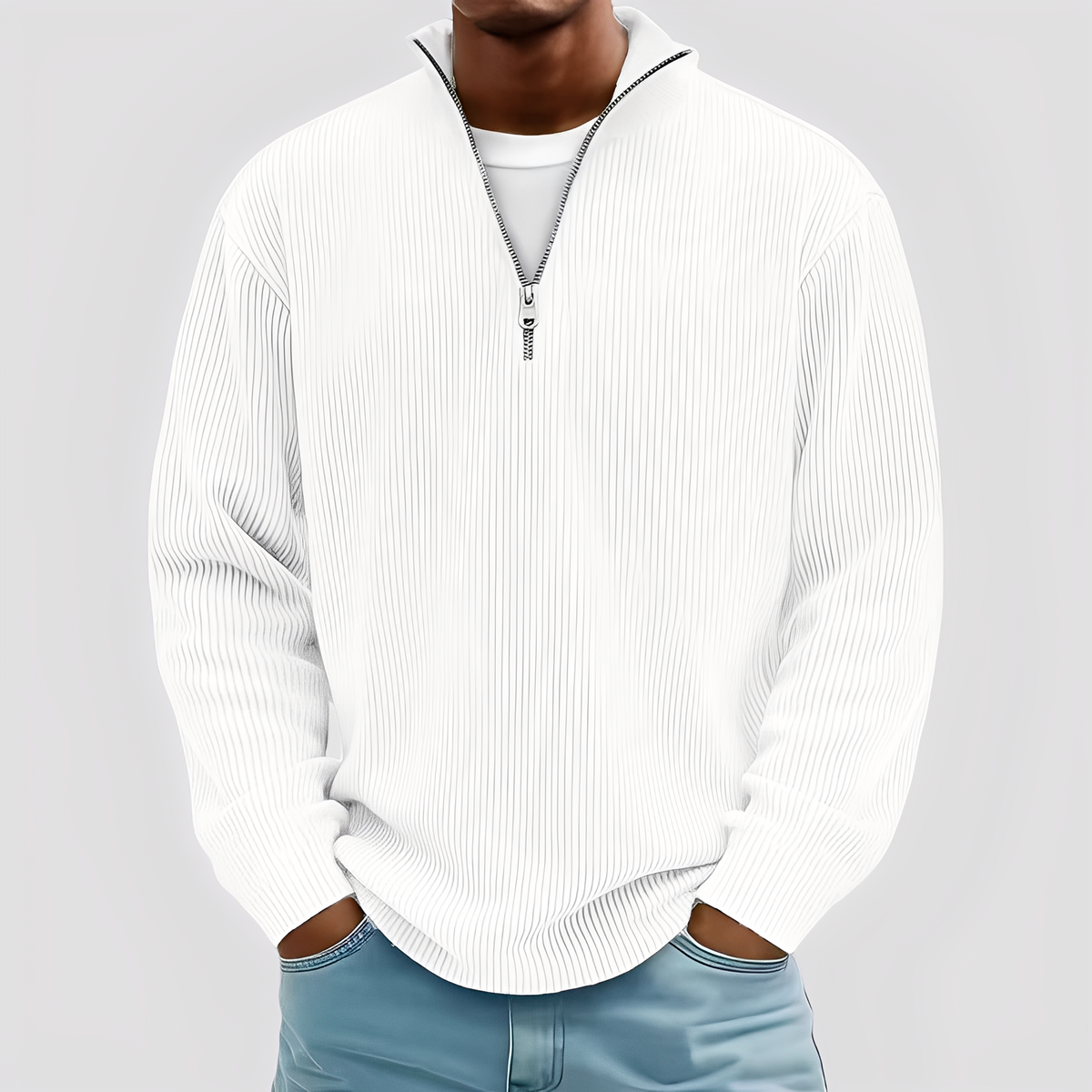Henry - Moderner, gemütlicher und warmer Herrenpullover