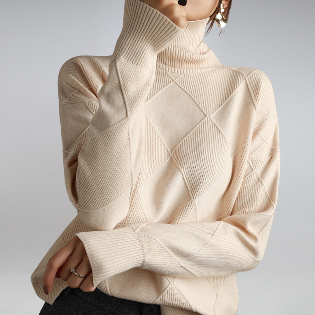 Camille - Stilvoller und gemütlicher Rollkragenpullover
