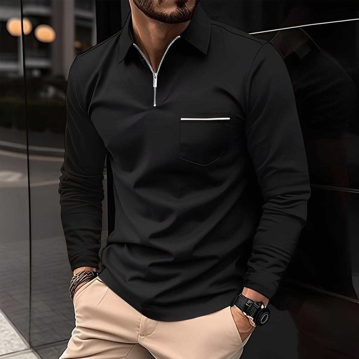 Florent - Bequemes Langarmhemd