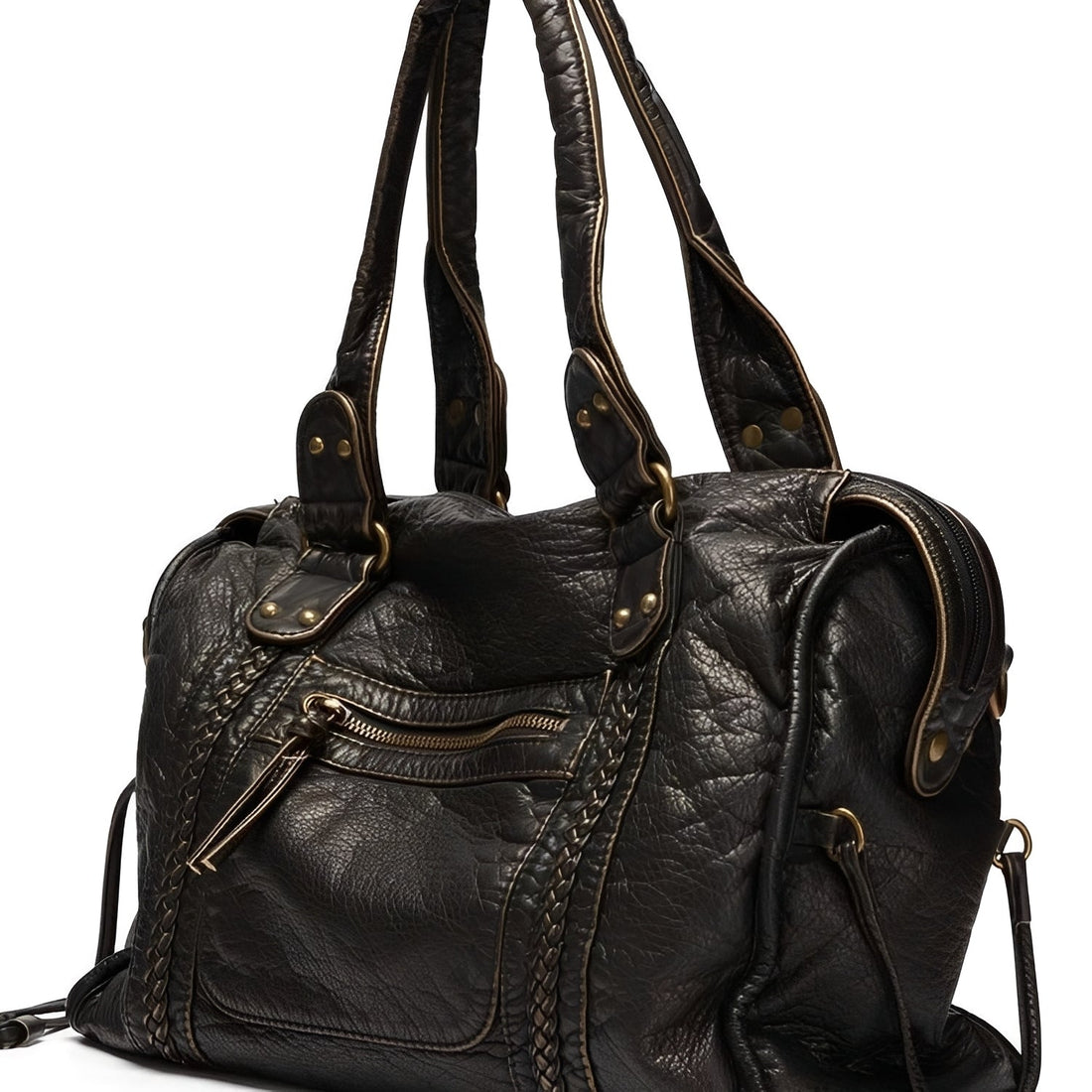 Hollie - Modische Handtasche mit Zipper für Damen