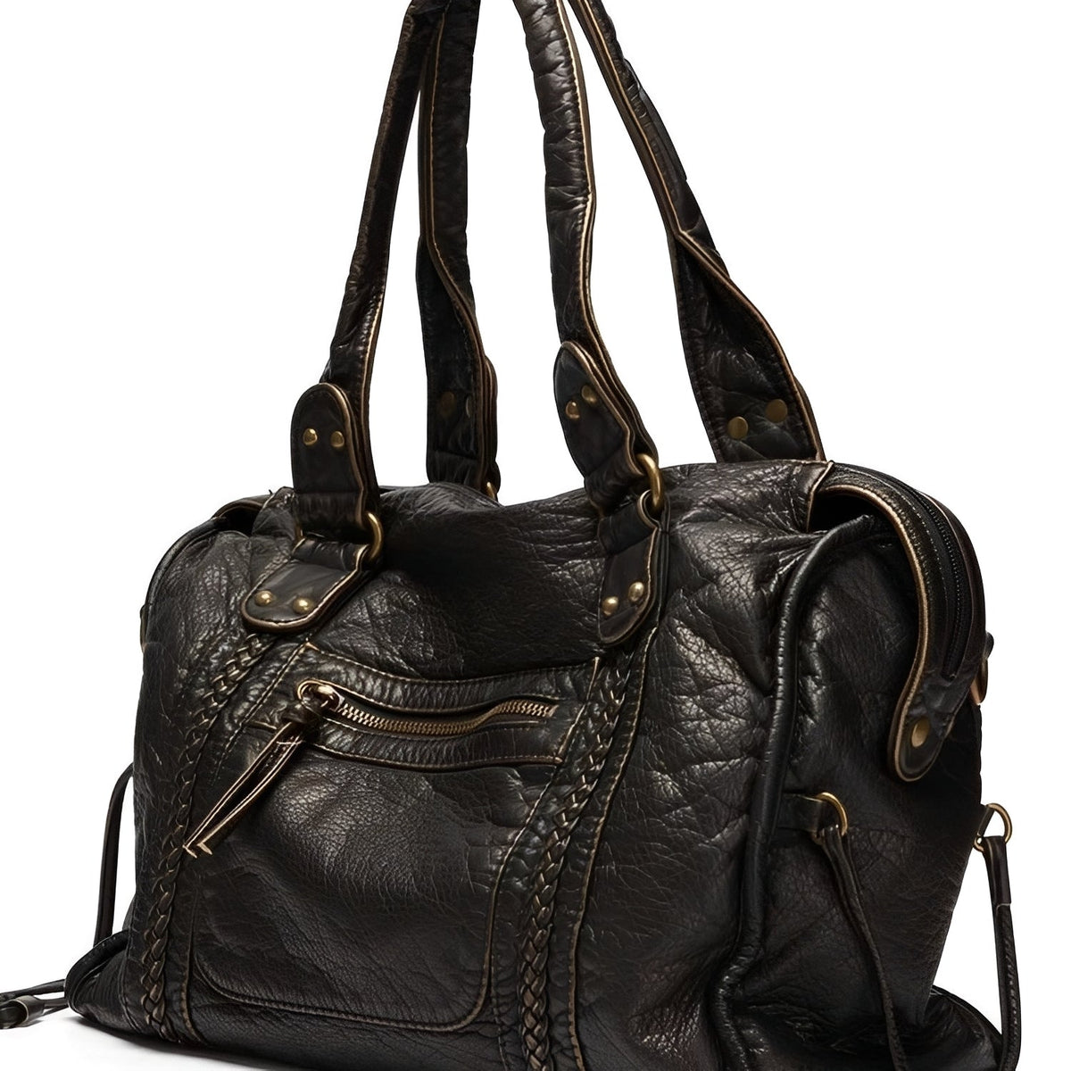 Hollie - Modische Handtasche mit Zipper für Damen