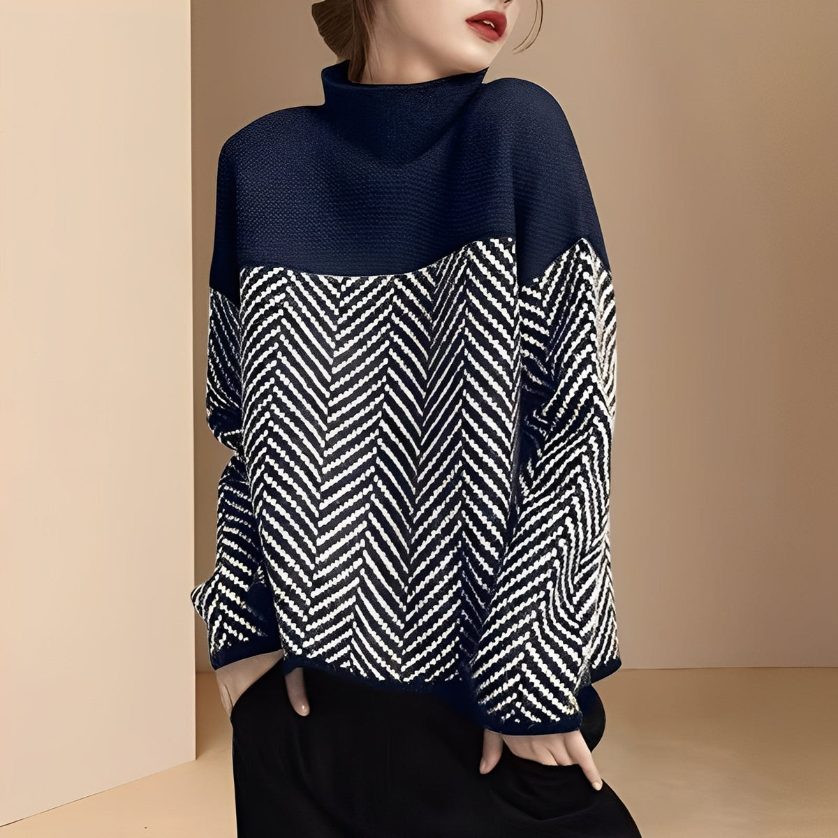 Maryann - Eleganter und bequemer Rollkragenpullover