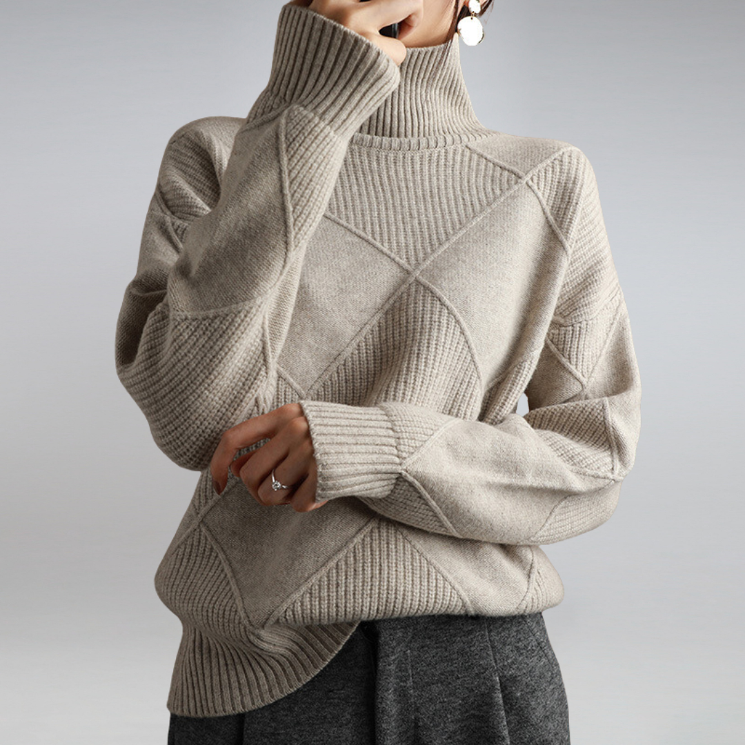Camille - Stilvoller und gemütlicher Rollkragenpullover