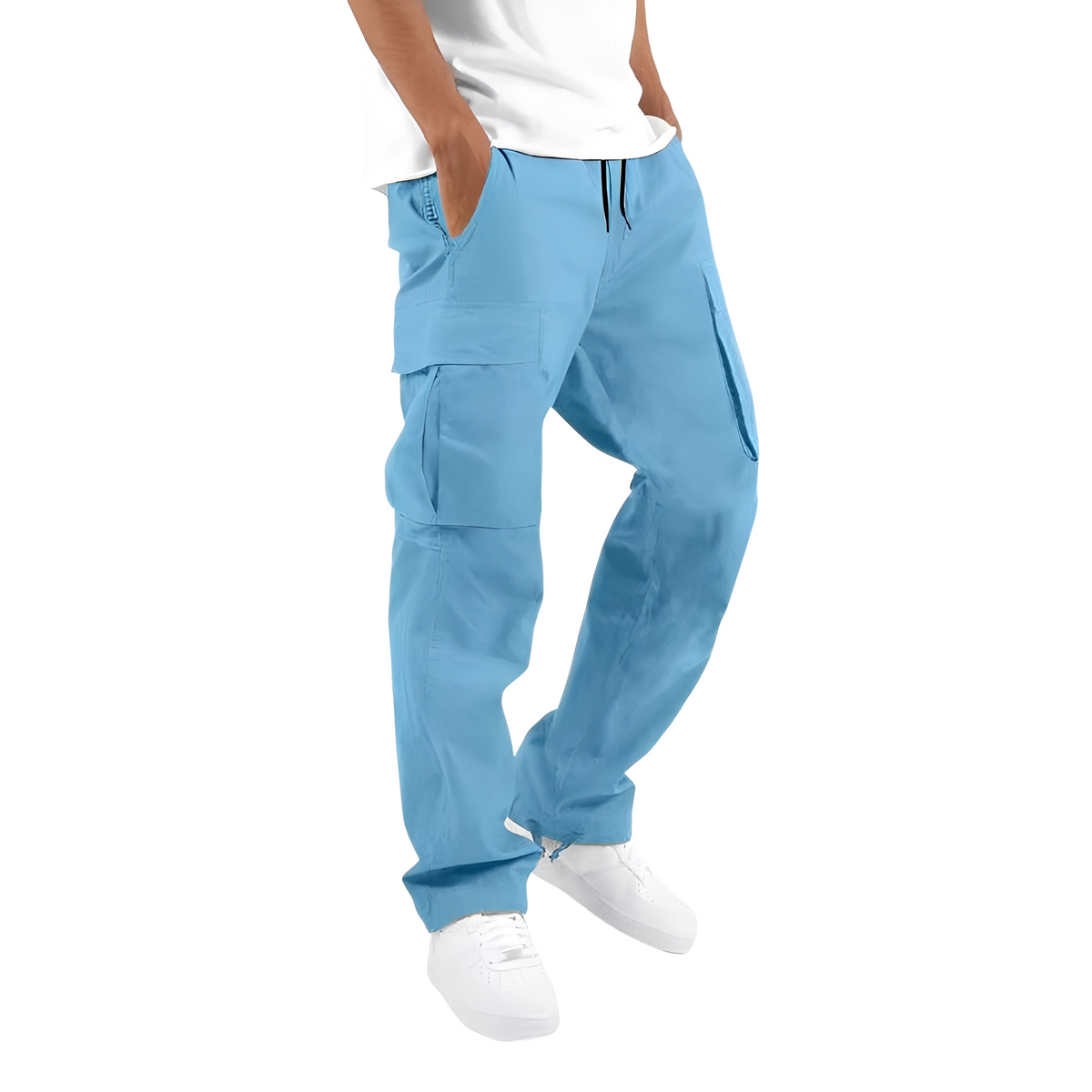 Cooper - Weite Herren-Cargohose mit Kordel