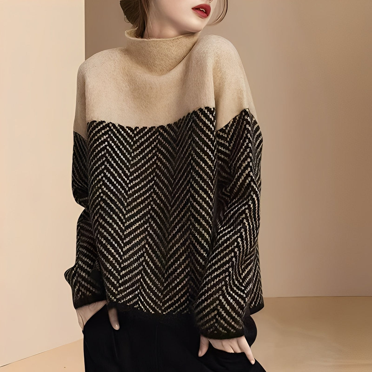 Maryann - Eleganter und bequemer Rollkragenpullover