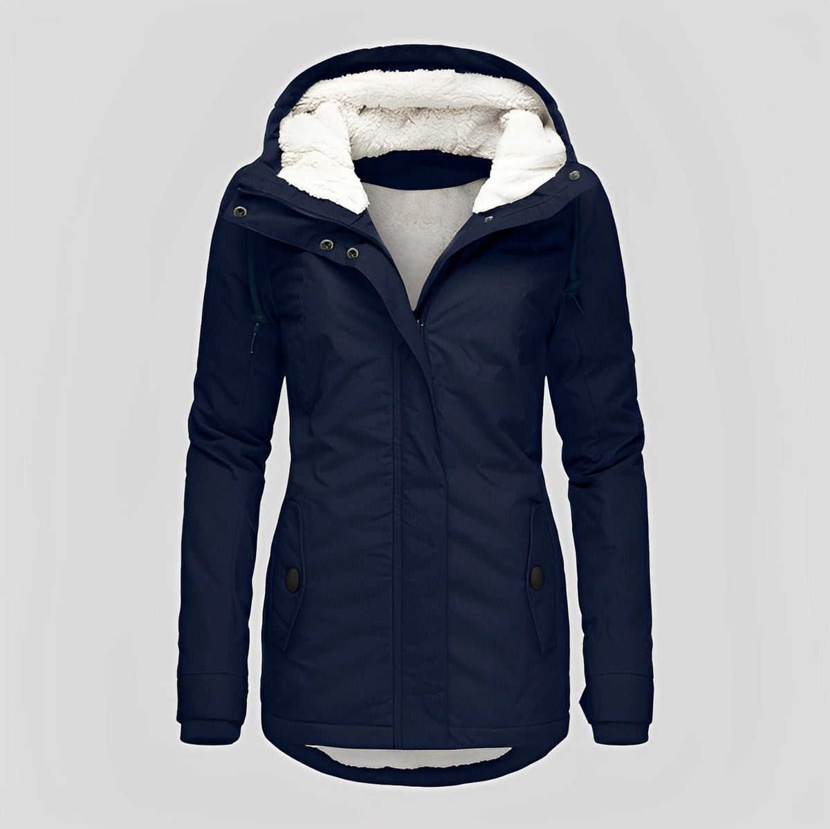 Earleen - Komfortable und kuschelige Jacke mit Kapuze