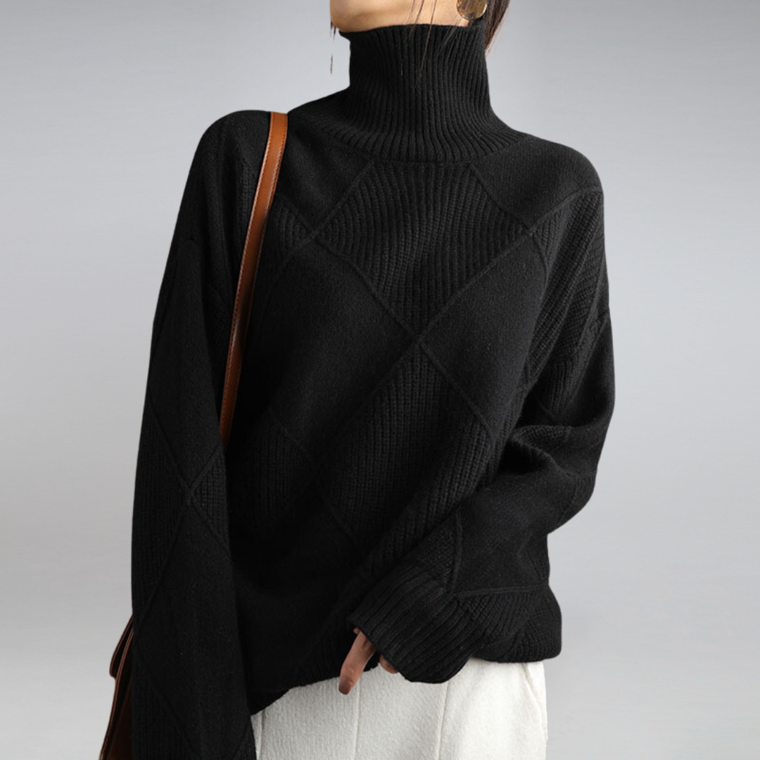 Camille - Stilvoller und gemütlicher Rollkragenpullover