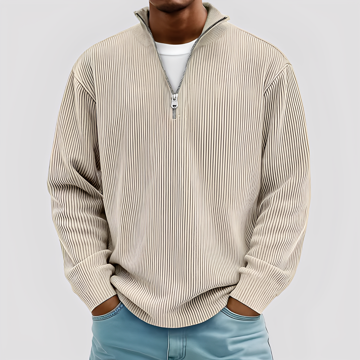 Henry - Moderner, gemütlicher und warmer Herrenpullover