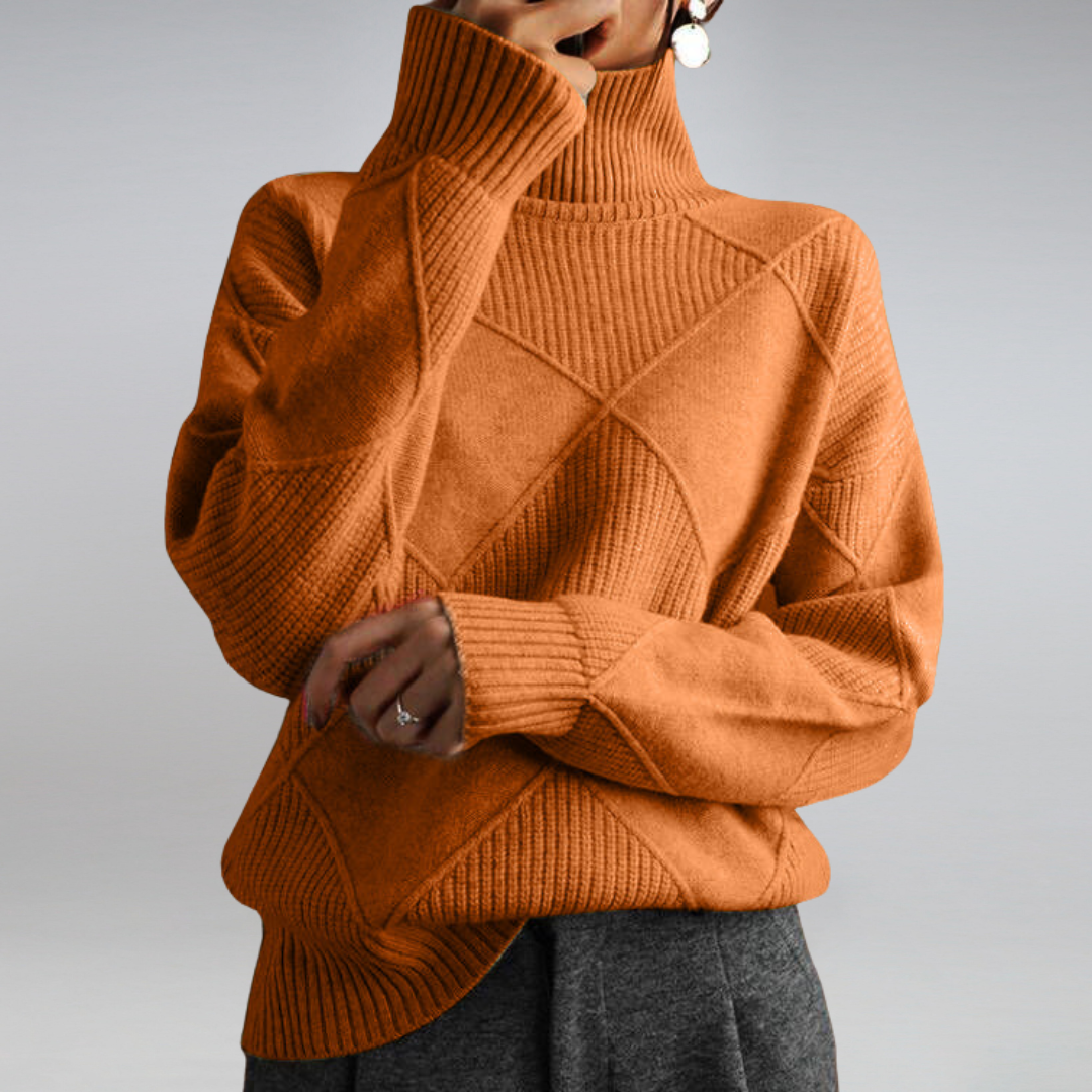 Camille - Stilvoller und gemütlicher Rollkragenpullover