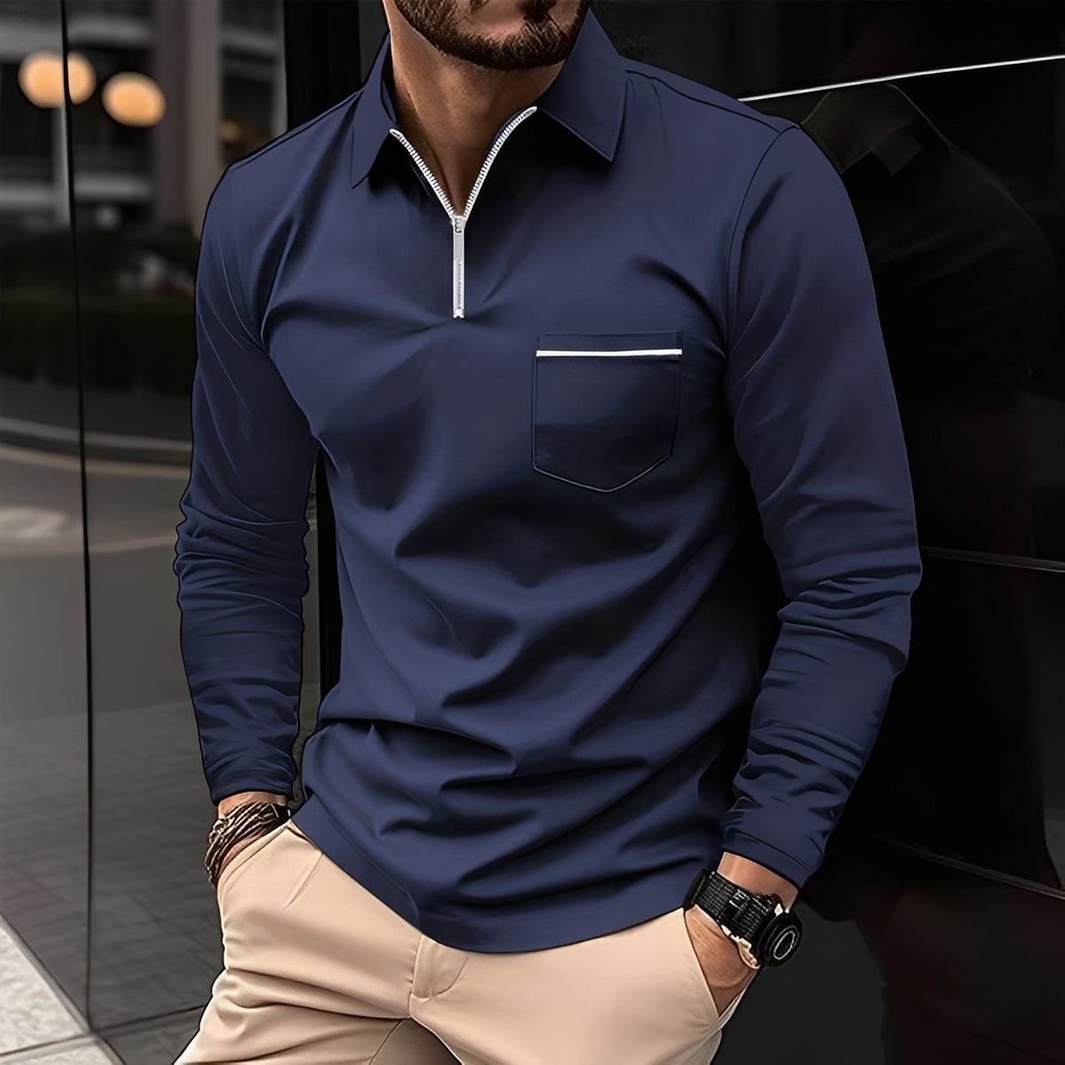 Florent - Bequemes Langarmhemd