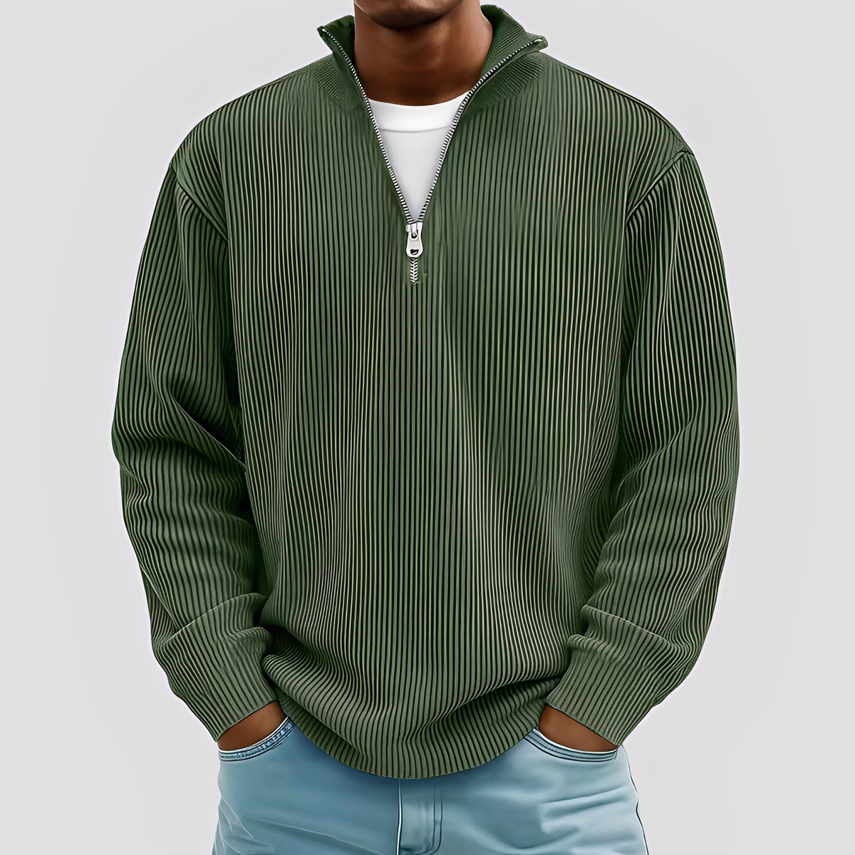 Henry - Moderner, gemütlicher und warmer Herrenpullover