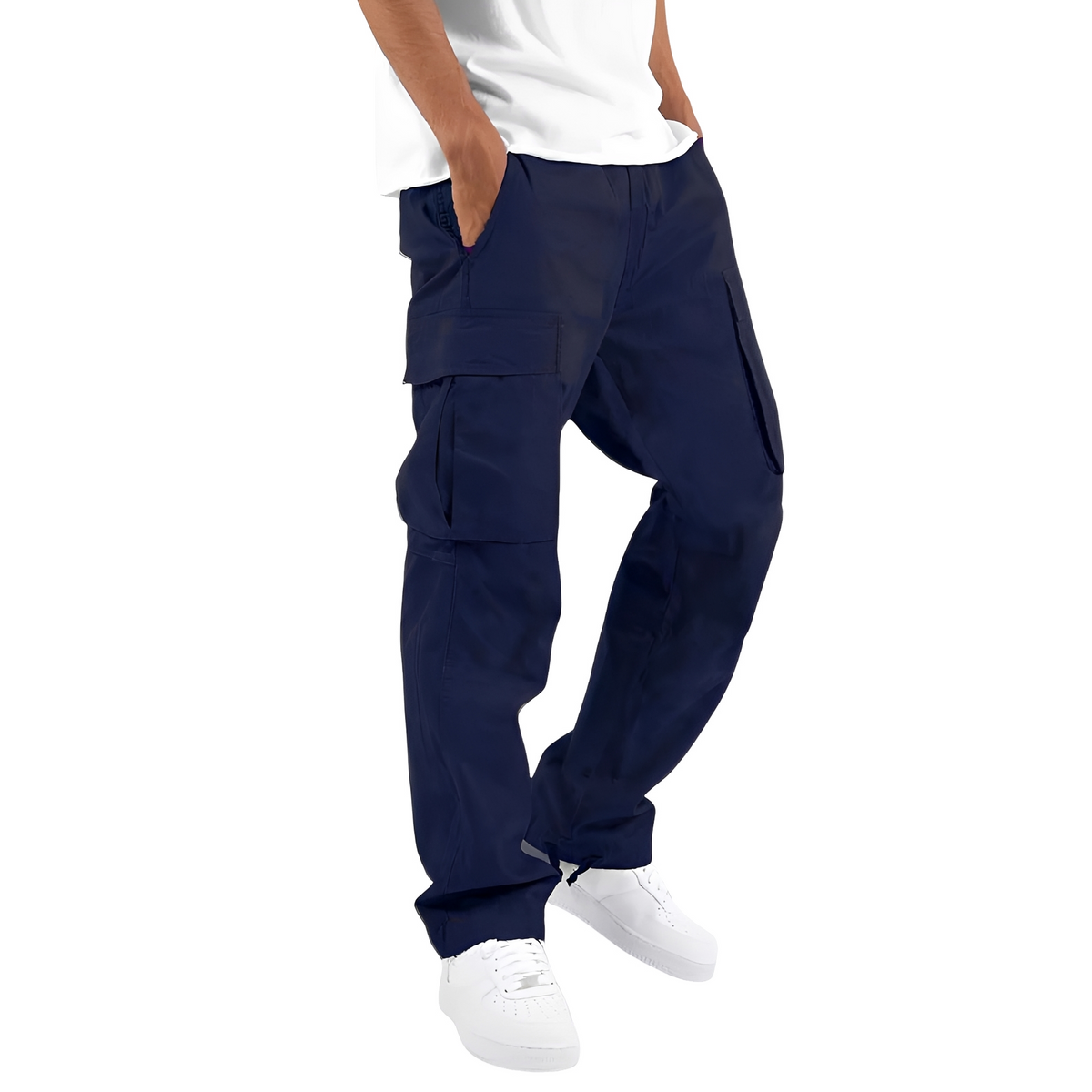 Cooper - Weite Herren-Cargohose mit Kordel