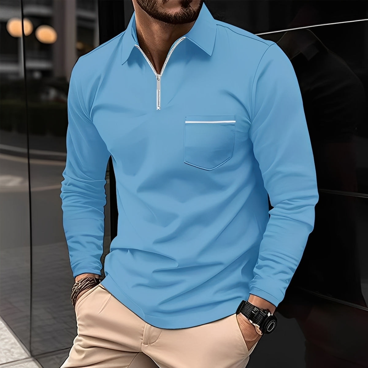 Florent - Bequemes Langarmhemd