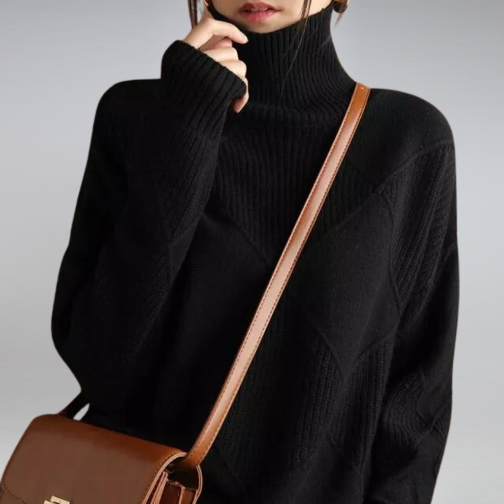 Camille - Stilvoller und gemütlicher Rollkragenpullover
