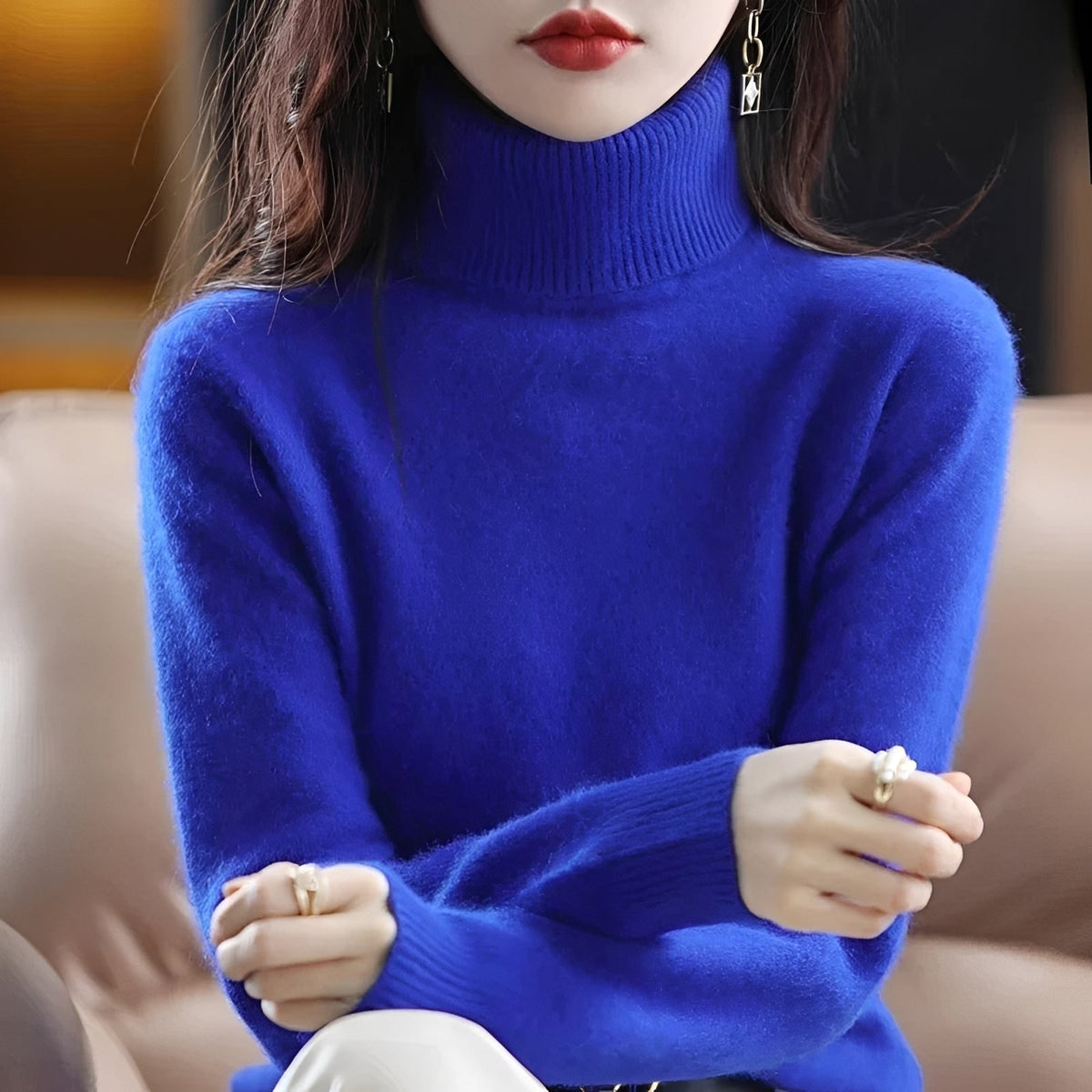 Letizia - Eleganter Pullover mit Rollkragen