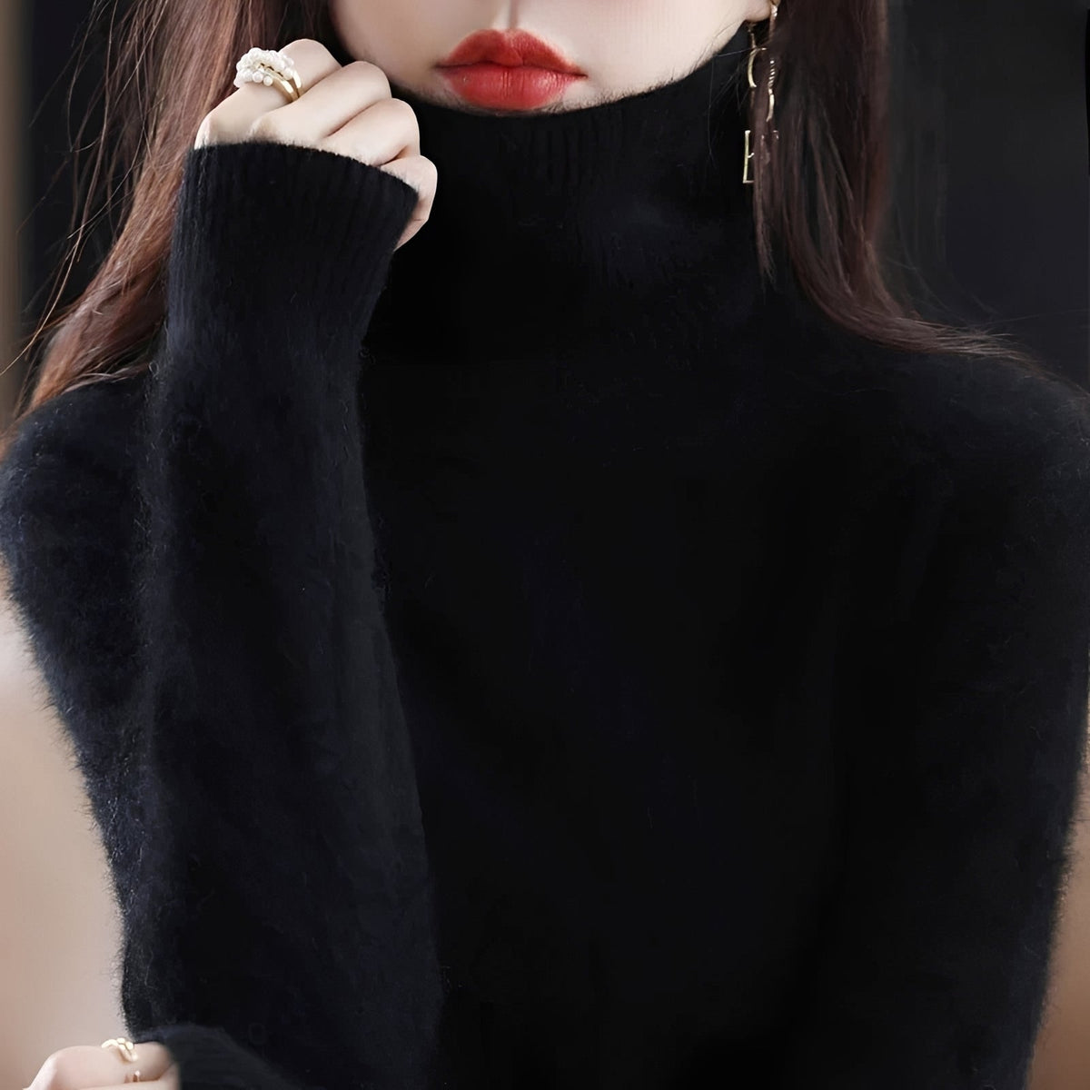 Letizia - Eleganter Pullover mit Rollkragen
