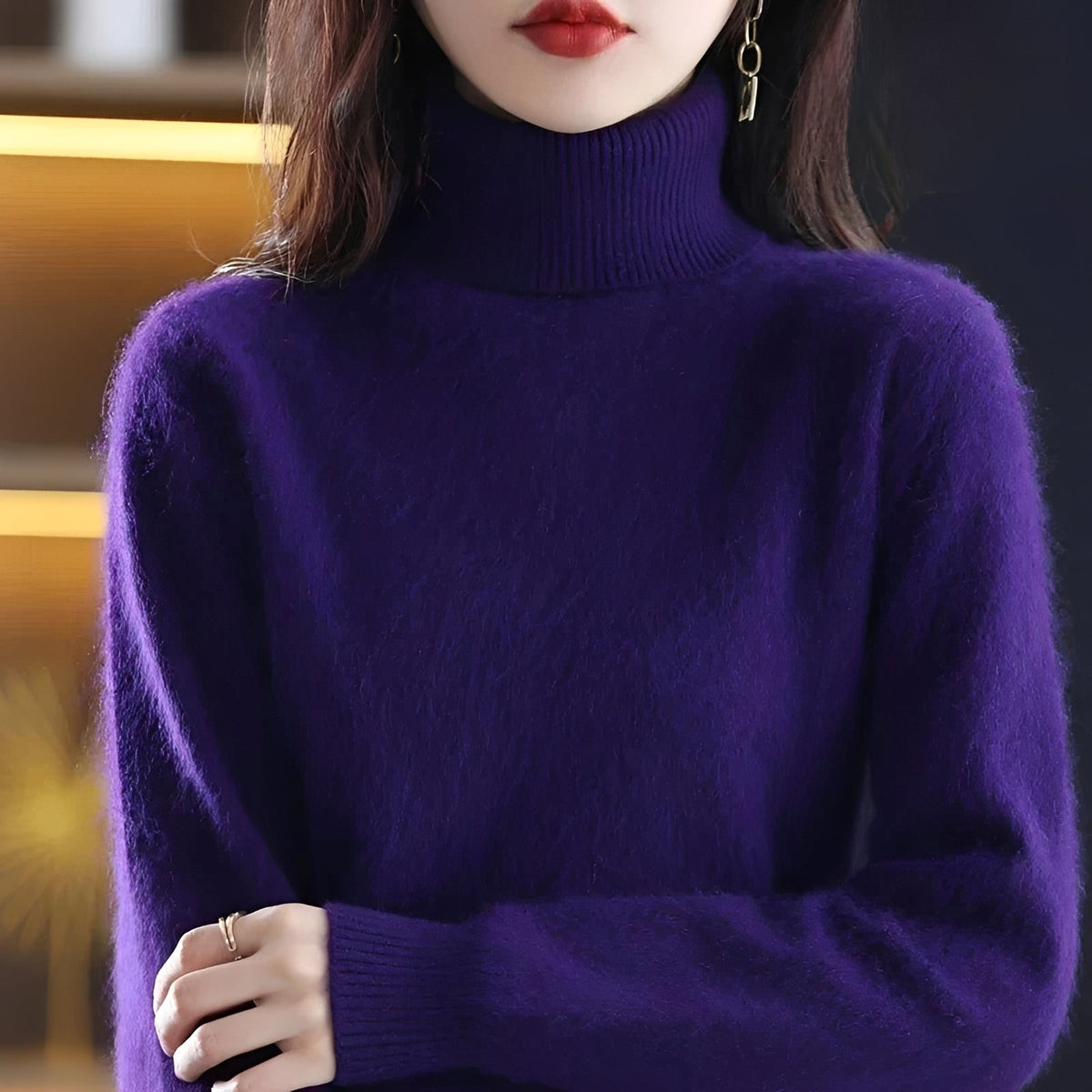 Letizia - Eleganter Pullover mit Rollkragen