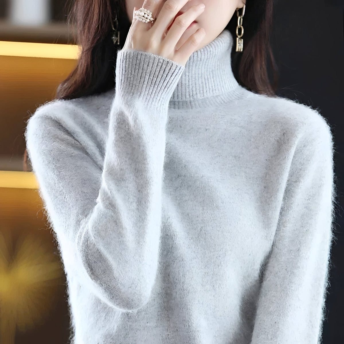 Letizia - Eleganter Pullover mit Rollkragen