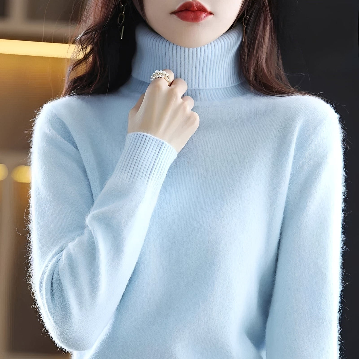 Letizia - Eleganter Pullover mit Rollkragen