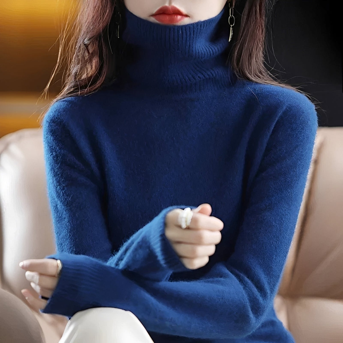 Letizia - Eleganter Pullover mit Rollkragen