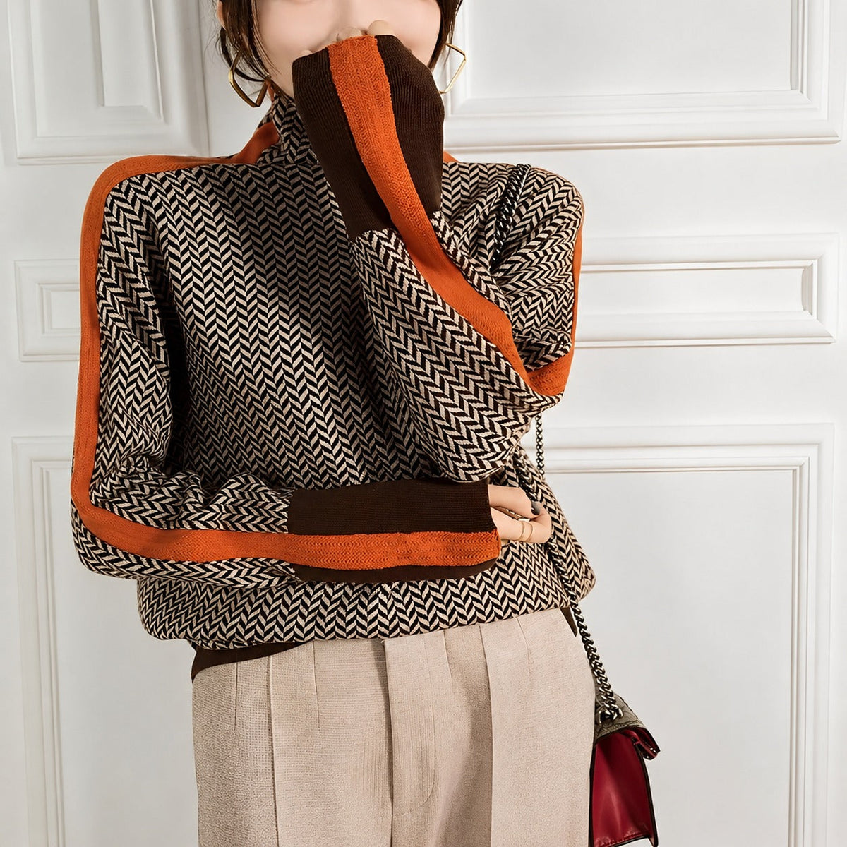 Anita - Eleganter Rollkragenpullover für Damen