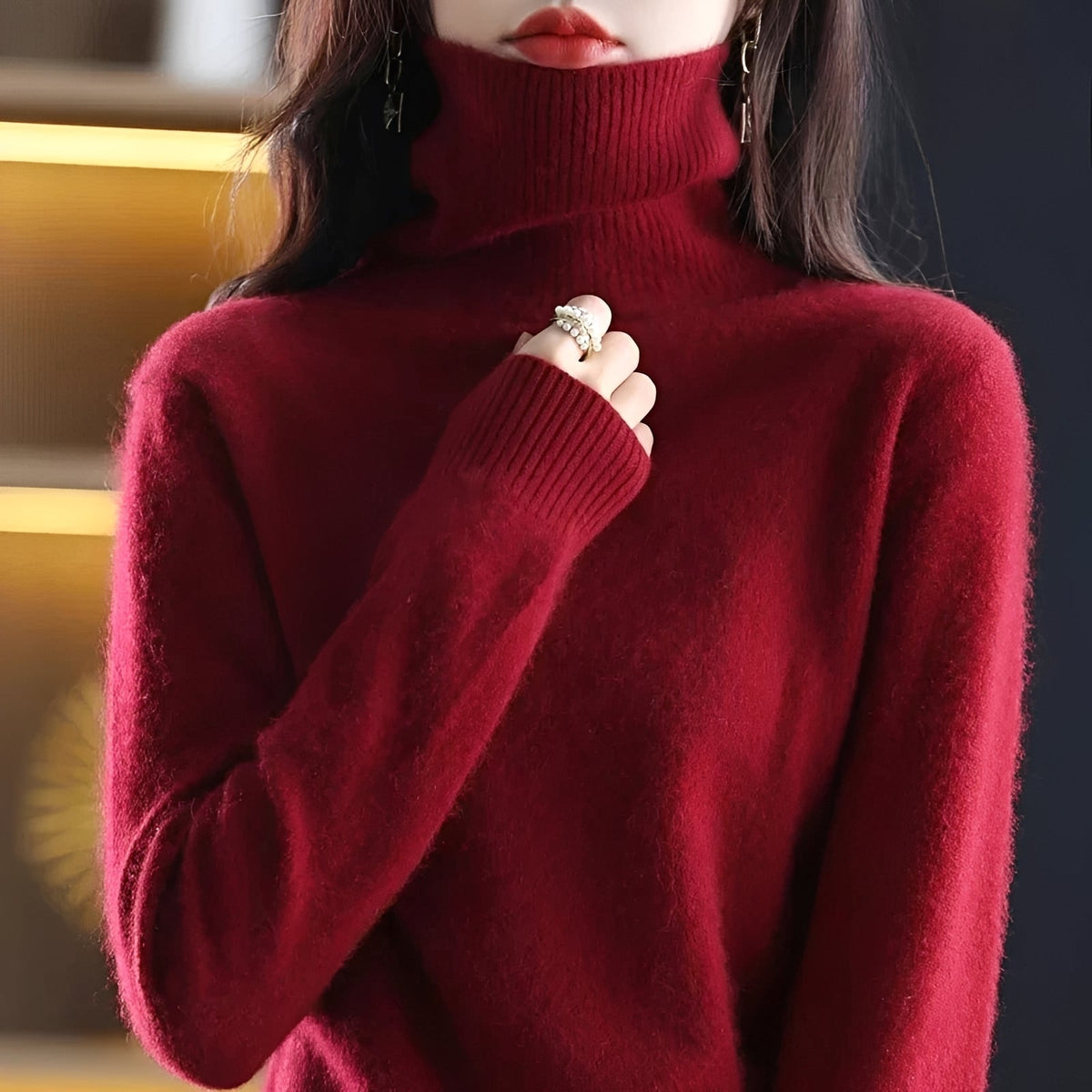 Letizia - Eleganter Pullover mit Rollkragen